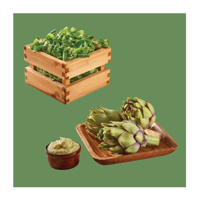 carciofi e songino